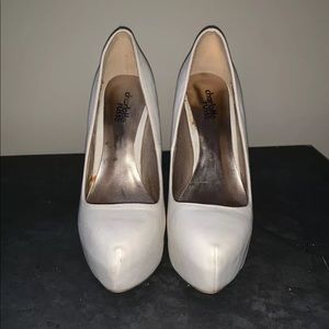 CHARLOTTE RUSSE White Platform Heels Women